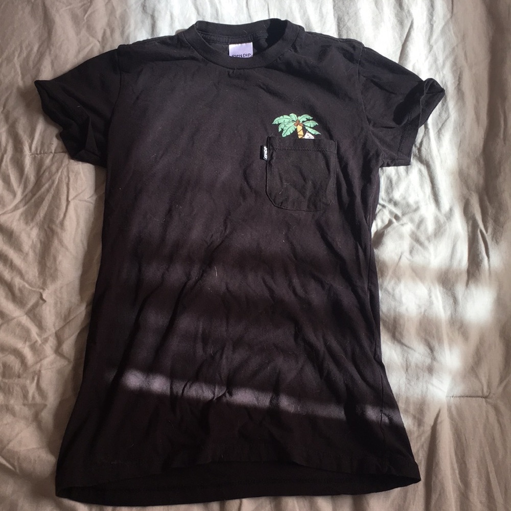 Black ripndip palm tee